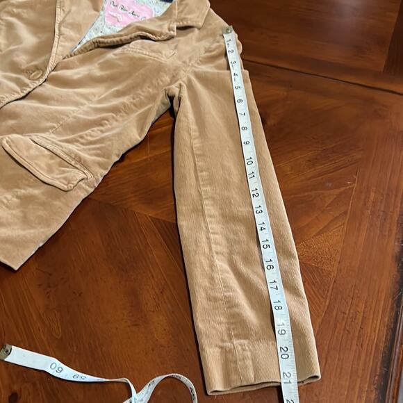 Duck Head Jeans Co Tan Camel Corduroy Blazer Jacket Size Small Preppy - Picture 10 of 13